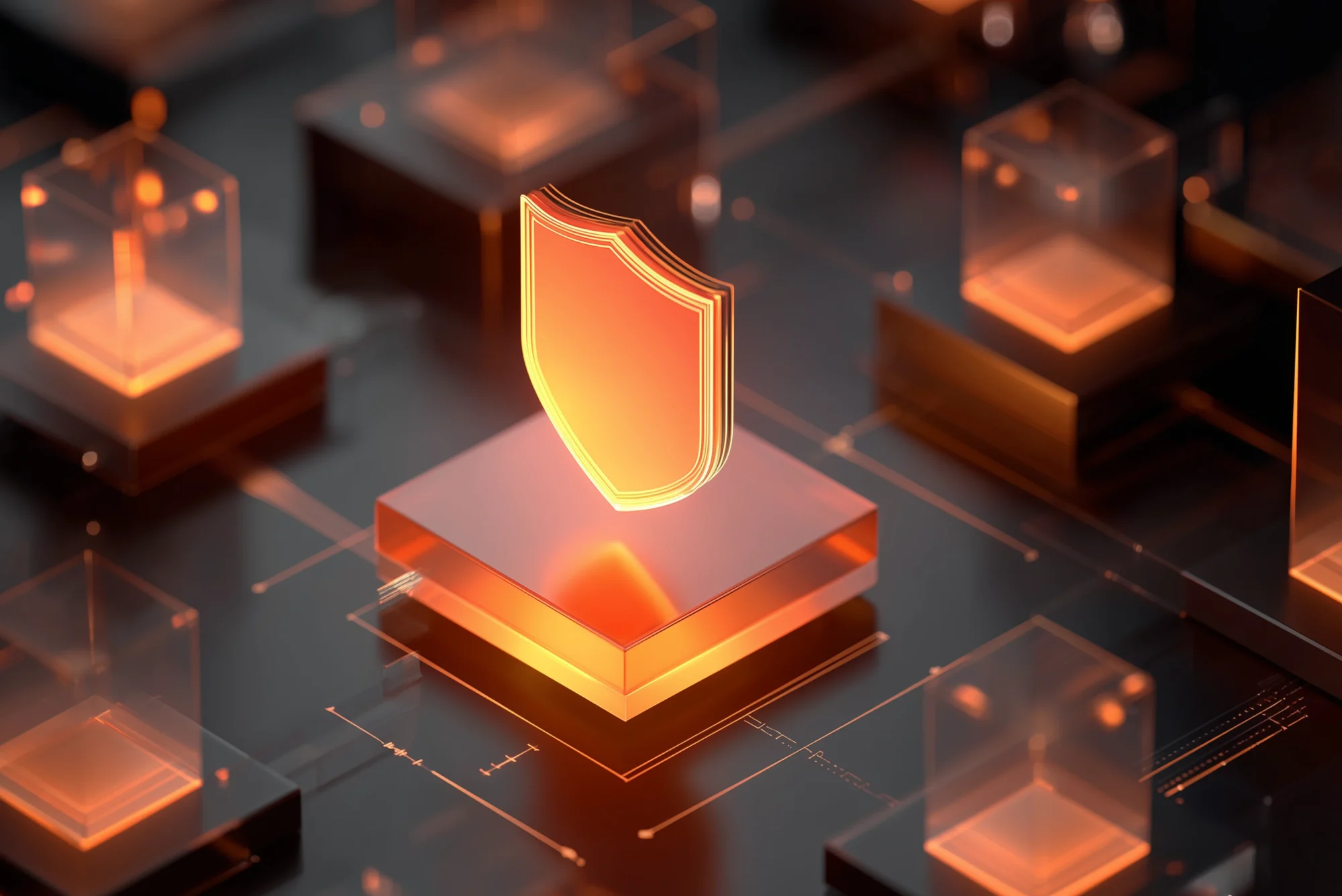 Cyber Essentials security shield representing strengthened business protection