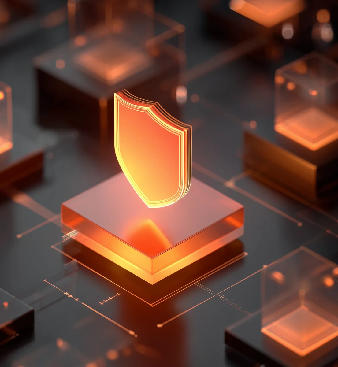 Cyber Essentials security shield representing strengthened business protection