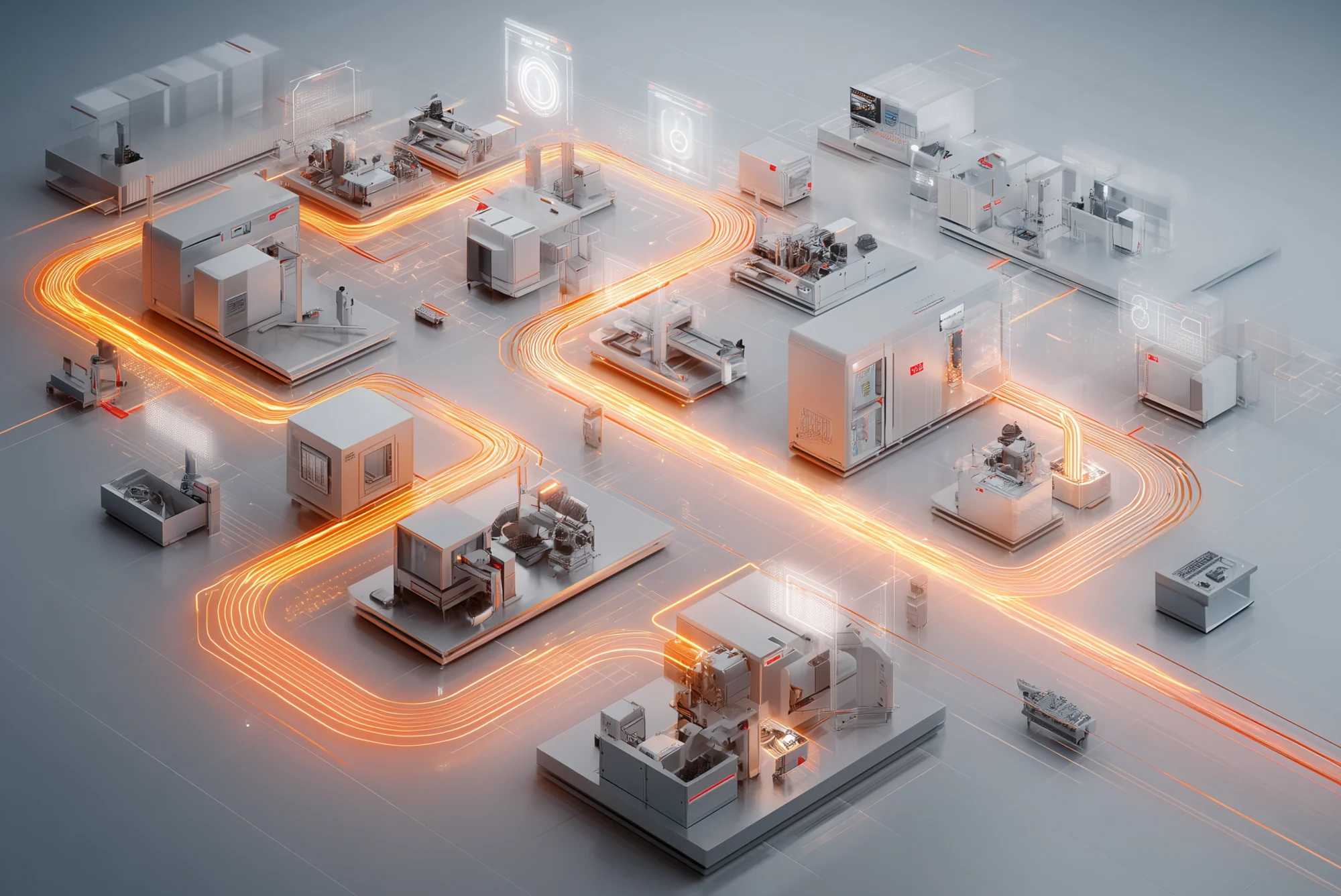 Optimised hardware and data flow across modern manufacturing sites