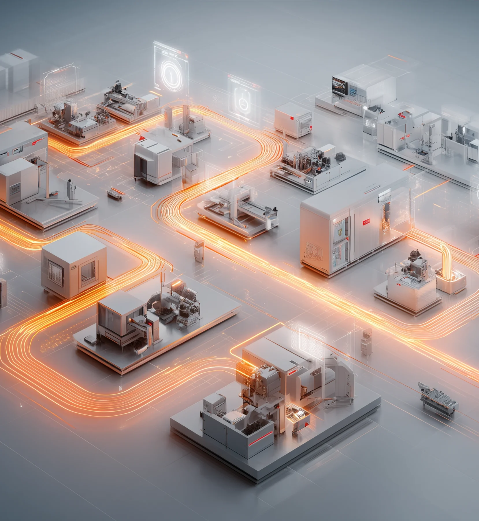 Optimised hardware and data flow across modern manufacturing sites