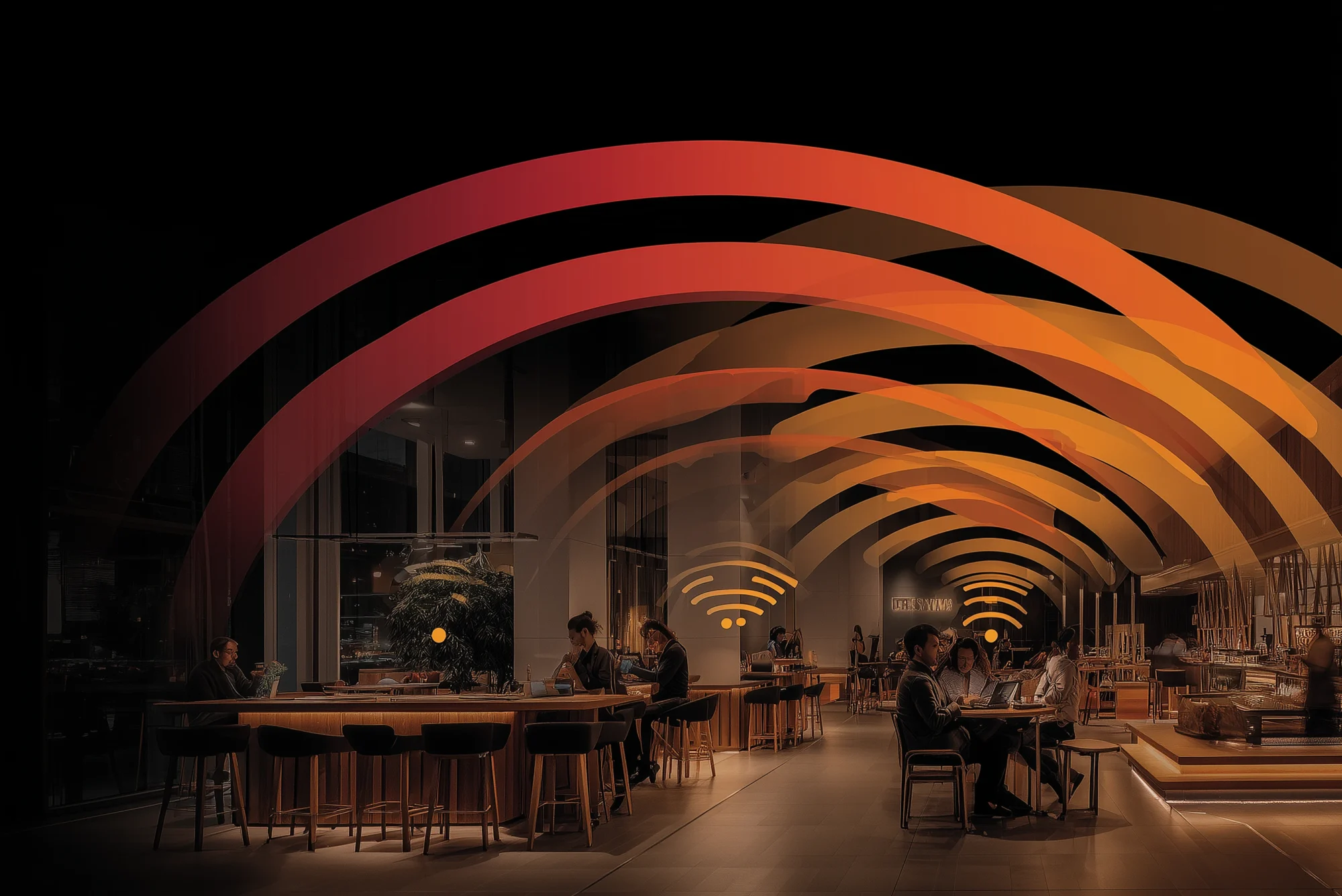 Retail and hospitality spaces using strong managed Wi-Fi
