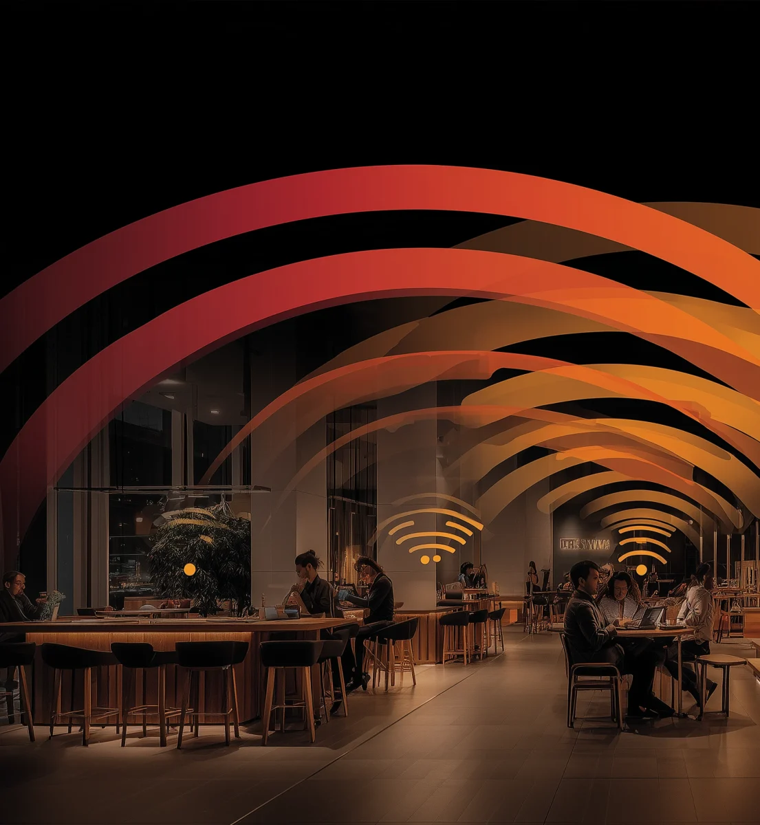 Retail and hospitality spaces using strong managed Wi-Fi