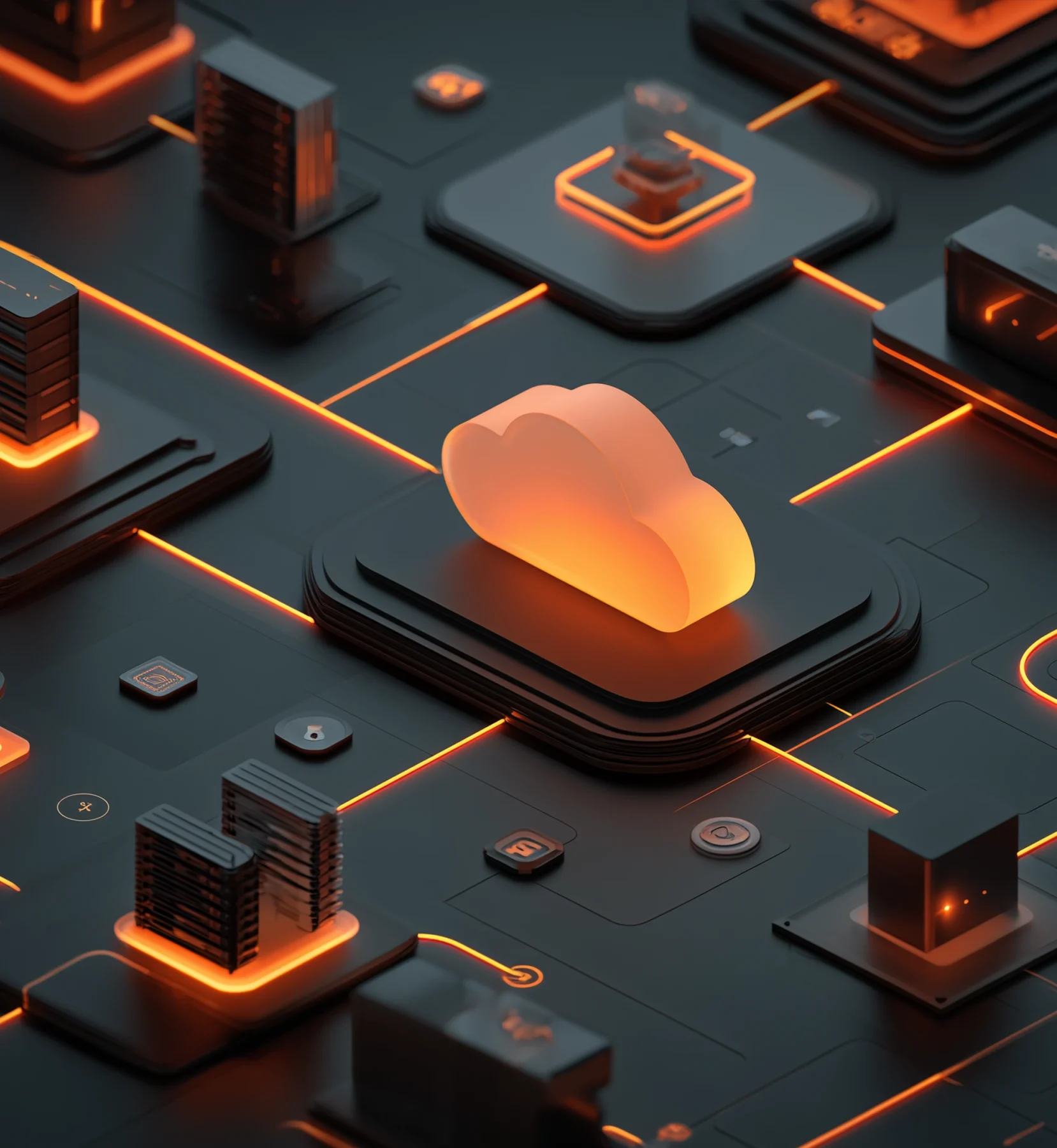 Secure modern cloud solution connecting financial and legal systems